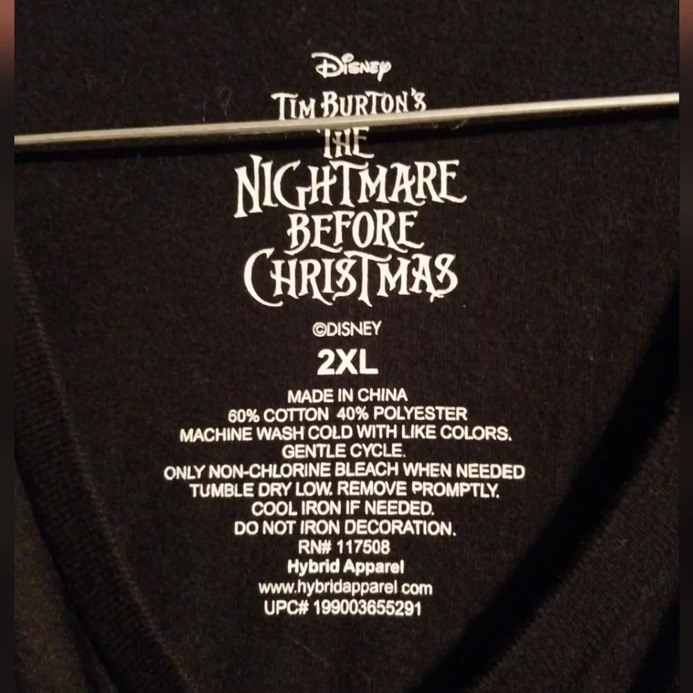 The Nightmare Before Christmas Black Graphic Tee - 'Nice Is Overrated